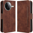 Pattintható tok a Xiaomi Poco F7 Ultra, Card Slot, barna