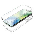 Tok iPhone 14 Pro készülékhez, Shockproof, fóliával, átlátszó