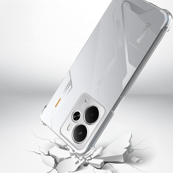 Telefontok a Realme 14 5G / Realme 14T 5G, Dropproof, átlátszó