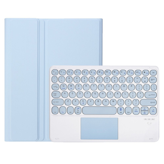 Tok + billentyűzet Samsung Galaxy Tab S6 Lite 2020 P610/P615 / S6 Lite 2022 10.4, Touchpad Pen Slot, kék