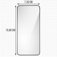 2x ERBORD 3D edzett üveg a Samsung Galaxy S25 FE készülékhez