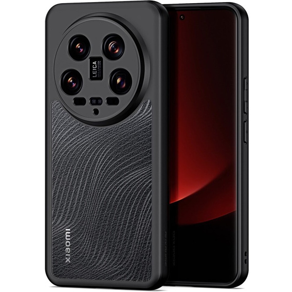 DuxDucis tok Xiaomi 14 Ultra, Aimo case, átlátszó / fekete