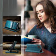 CASEME tok Samsung Galaxy M33 5G, Leather Wallet Case, kék