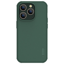 NILLKIN tok iPhone 14 Pro Max, Super Frosted Shield Case, zöld