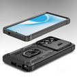 Telefontok a Samsung Galaxy S25 Ultra, KickStand Camera Lens, fekete