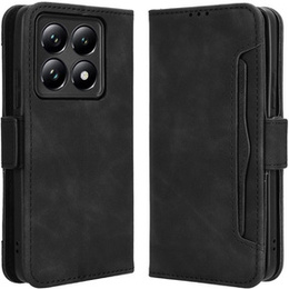 Pattintható tok a Xiaomi 14T Pro, Card Slot, fekete