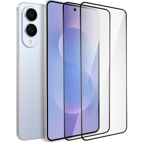 2x edzett üveg ERBORD 3D a Samsung Galaxy S25 Edge teljes képernyő