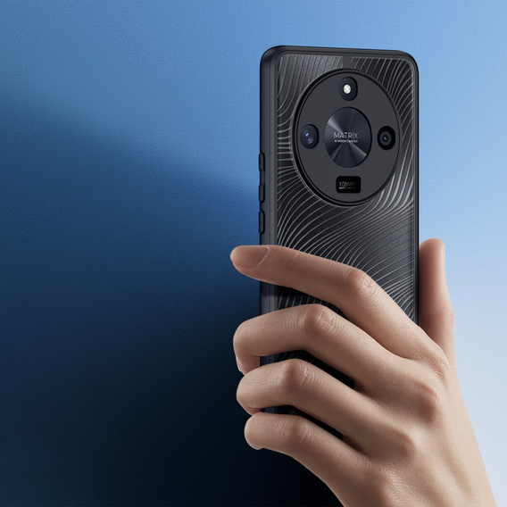DuxDucis tok Honor Magic 6 Lite 5G, Aimo case, átlátszó / fekete