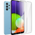 2x edzett üveg a Samsung Galaxy A22 5G, ERBORD 9H Hard Glass a képernyőn