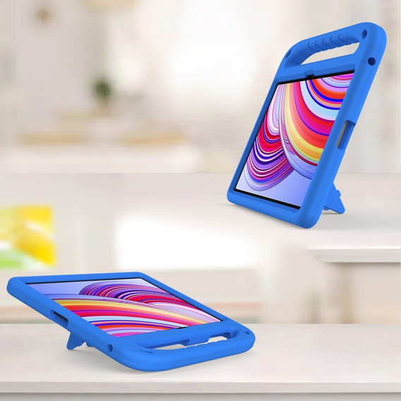 Gyermek tok Xiaomi Redmi Pad Pro / Xiaomi Poco Pad, fogantyúval, kék