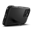 Spigen tok iPhone 16 Pro készülékhez, Tough Armor Mag Mag MagSafe, fekete + 9H edzett üveg