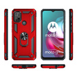 Páncélozott telefontok a Motorola Moto G10/G30, Nox Case Ring, piros