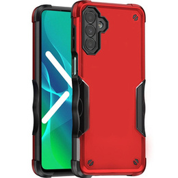 Páncélozott tok a Samsung Galaxy A14 4G/5G, Dual-Layer, piros