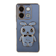 Tok Xiaomi Redmi Note 13 5G, Rabbit, kék + Edzett üveg 9H