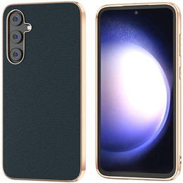 Telefontok a Samsung Galaxy S23 FE, Cowhide Leather, zöld