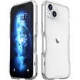 Teletok LUPHIE iPhone 14 Plus-hoz, Armor Bumper, ezüst