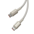 Baseus Tungsten Gold USB-C-USB-C kábel 100 W, 1 m – Titanium Galaxy, arany