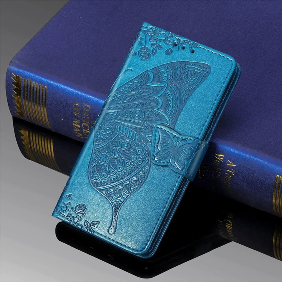 Pattintható tok a Xiaomi Redmi 13, Butterfly, kék