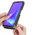 Tok OPPO A52/A72/A92 készülékhez, Shockproof, fóliával, kék