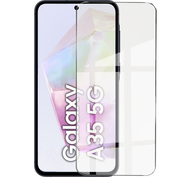 Tok Samsung Galaxy A35 5G-hoz, Electro MagSafe, zöld + üveg a képernyőhöz
