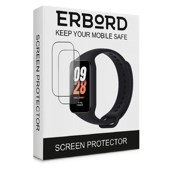 2x ERBORD hibrid üveg a Xiaomi Smart Mi Band 8 Active