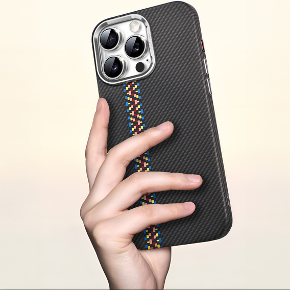 Tok iPhone 16 Pro Max, Carbon Fiber MagSafe, fekete