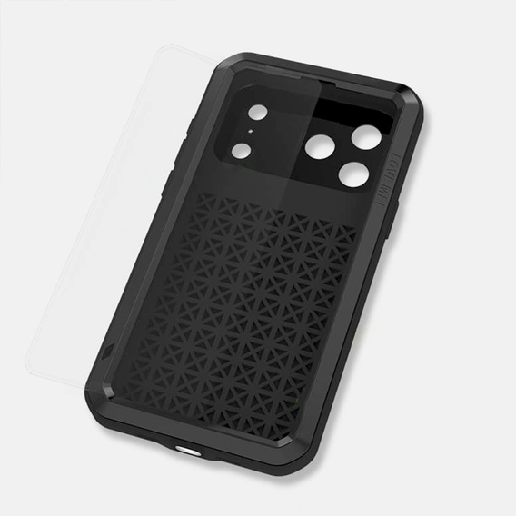 Páncélozott tok edzett üveggel iPhone 17 Pro Max készülékhez