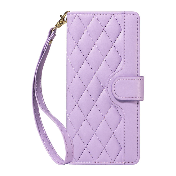 Rhombus Crossbody bőr flip tok Motorola Edge 70 készülékhez