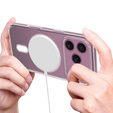 Mágneses tok TPU + akril iPhone 17 Pro Max készülékhez