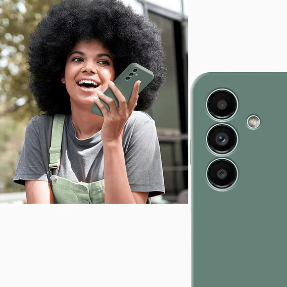 Telefontok a Samsung Galaxy A04S / A13 5G, Silicone Lite, sötétzöld