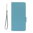 Pattintható tok a Xiaomi Redmi Note 12 5G / POCO X5 5G, Wallet Litchi Magnet, kék