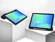 Tok Samsung Galaxy Tab S10 FE+ Plus, Smartcase tolltartóval, fekete