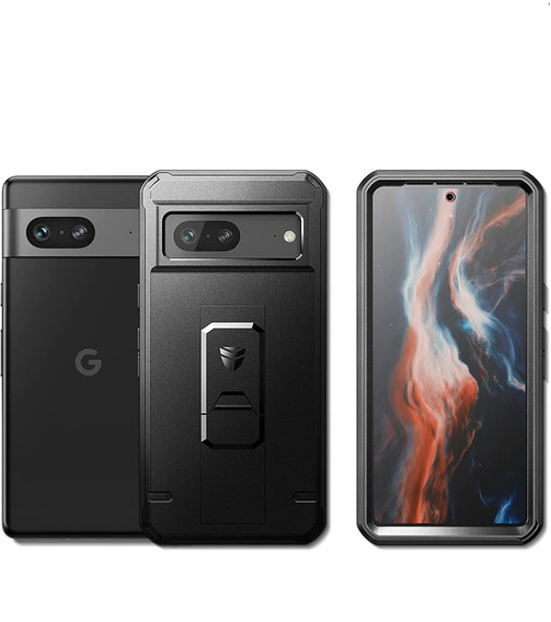 Páncélozott tok a Google Pixel 7 Dexnor Full Body, Dexnor Full Body, fekete