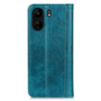 Telefontok a Xiaomi Redmi 13C / Poco C65, Wallet Litchi Leather, zöld