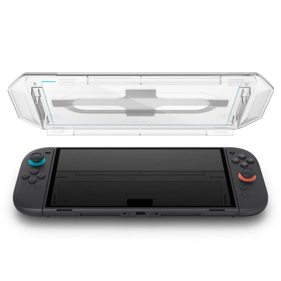 Spigen Glas.tR EZ Fit Edzett Üveg 2-Pack Nintendo Switch 2-höz – Átlátszó