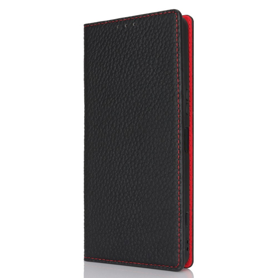 Bőr tok a Sony Xperia 1 VI, ERBORD Grain Leather, fekete
