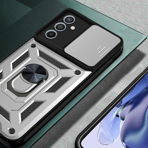 Telefontok a Samsung Galaxy A54 5G, CamShield Slide, ezüst