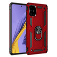 Páncélozott telefontok a Samsung Galaxy A51, Nox Case Ring, piros