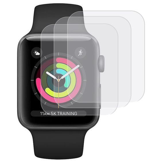 3x ERBORD hidrogél fólia Apple Watch 1/2/3 38mm