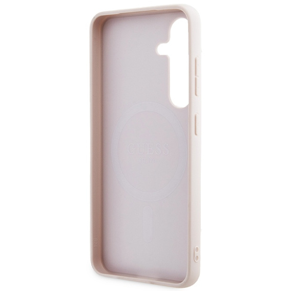 Guess HC MagSafe PU 4G Ring Classic Logo tok Samsung Galaxy S24-hez