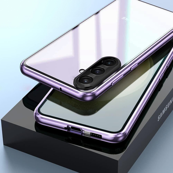 Tok Samsung Galaxy A36, Magnetic Dual Glass, lila