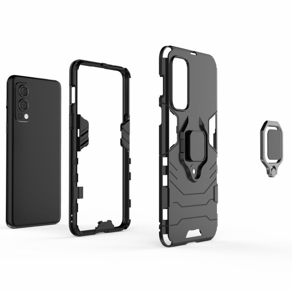 Telefontok a OnePlus Nord 2 5G, Kickstand Ring, fekete