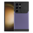 Telefontok a Samsung Galaxy S24 Ultra, ERBORD MagProtect Slide Camera, lila