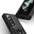Páncélozott telefontok a do Samsung Galaxy Z Fold 4 5G, Nox Case Ring, fekete