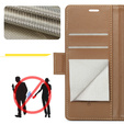 CASEME Litchi pénztárca flip tok Samsung Galaxy Z Fold7 5G számára