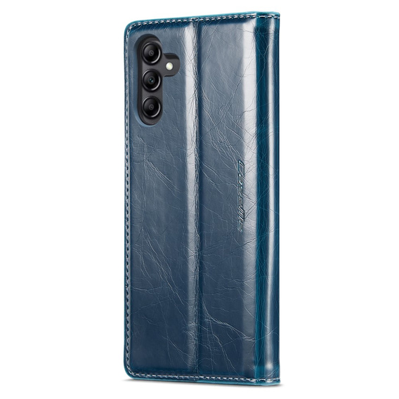 CASEME flip tok Samsung Galaxy A14 5G, Waxy Textured, kék