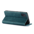 CASEME tok Samsung Galaxy A51, Leather Wallet Case, zöld