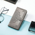 Pattintható tok a Motorola Moto G85, Mandala, szürke