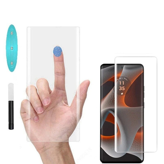 UV edzett üveg Motorola Edge 50 Fusion 5G készülékhez