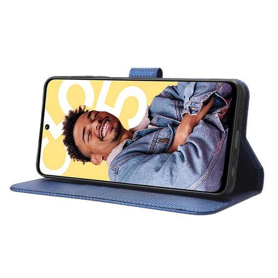 Pattintható tok a Realme C55, Wallet, Smart Magnet, kék